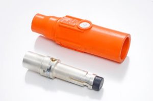 22-Series Orange Male 350 MCM Single Pole Contact and Sleeve