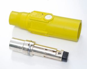 22-Series Yellow Male 500 MCM Single Pole Contact and Sleeve