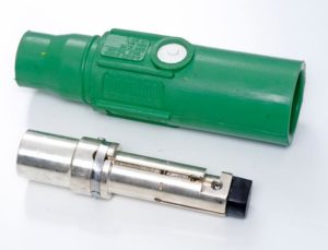 22-Series Green Male 500 MCM Single Pole Contact and Sleeve