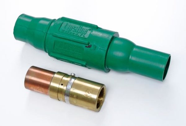 22-Series Green Female 500 MCM Single pole Contact / Sleeve.