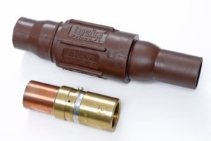 22-Series Brown Female 500 MCM Single pole Contact / Sleeve.