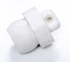 Duraline E1022 Series White Male Rubber Cap.