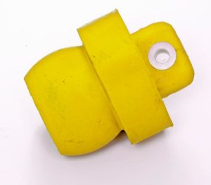 Duraline E1022 Series Yellow Male Rubber Cap.