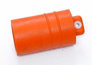 Duraline E1022 Series Orange Female Rubber Cap.