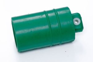 Duraline E1022 Series Green Female Rubber Cap.